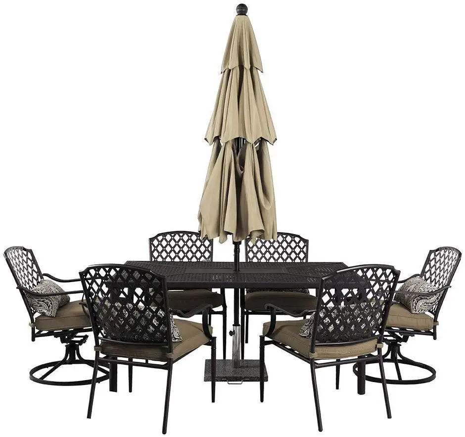 Outdoor Cafe Umbrella Custom Logo Fold Sun Shade Garden Market Golf Parasol Beach Patio Base Umbrellas For Restaurant