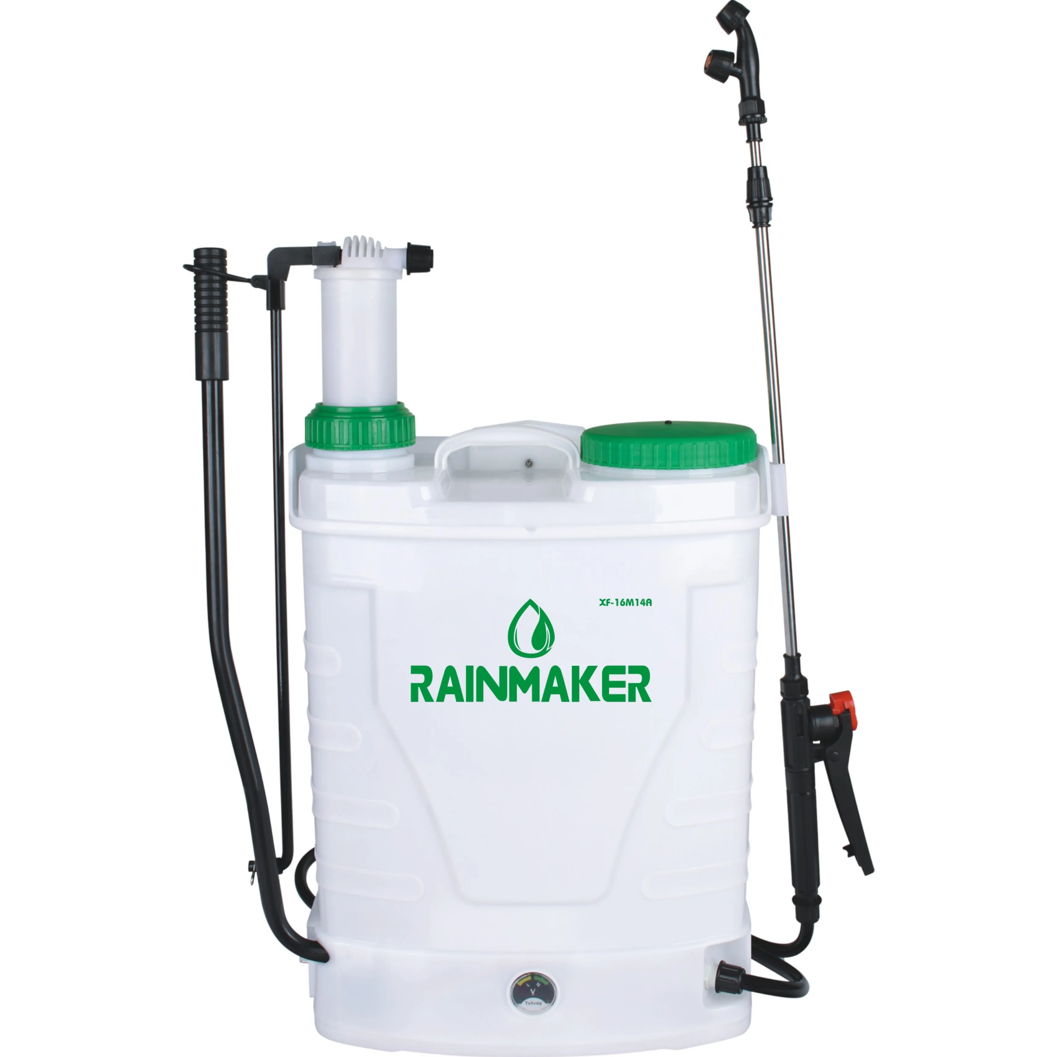 Rainmaker 16l 18l 20l 12v 2 in 1 knapsack weed pesticide portable mechanical battery backpack electric water pump sprayer