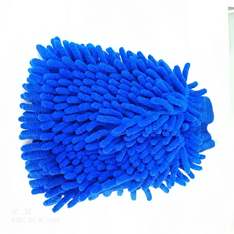 Wholesale Double Sided Premium Chenille Microfiber Car Detailing Wash Mitt