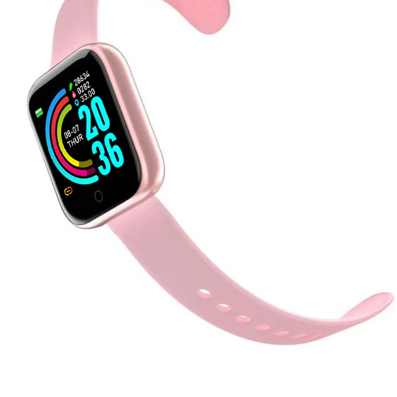 2021 Hot Selling Smart Watch D20 Y68 Reloj heart rate sensor Smart Watch Pro D20 Smartwatch Y68