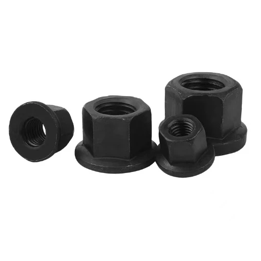 Medium Raised Hexagon Die Press Nut with Flange Gasket Product Category Nuts