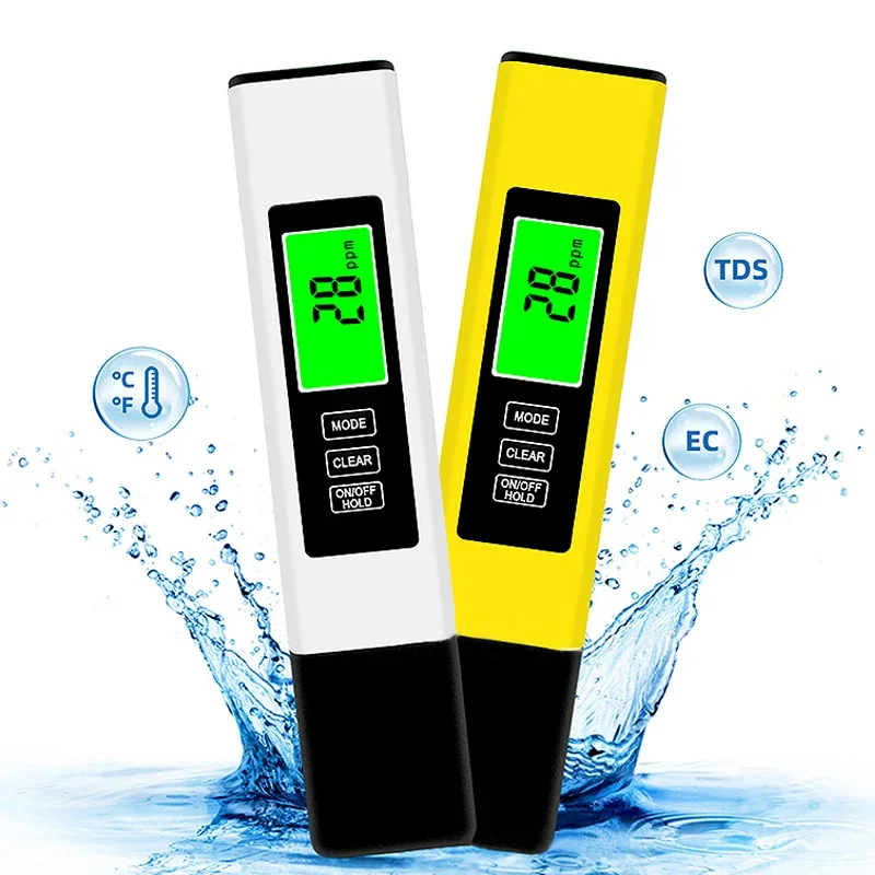 High Accuracy Digital TDS Meter Pen Type Water Tester for Garden Water Testing Easy-to-Use Digital TDS Water Tester Meter
