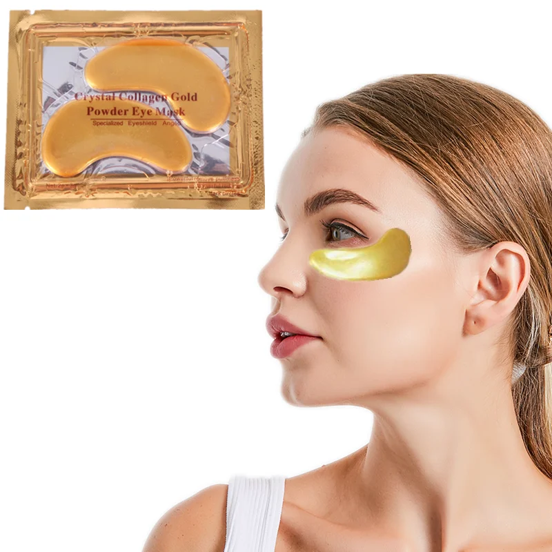 korea skin bio collagen face eye led glitter facial sheet rose 24k gold mask