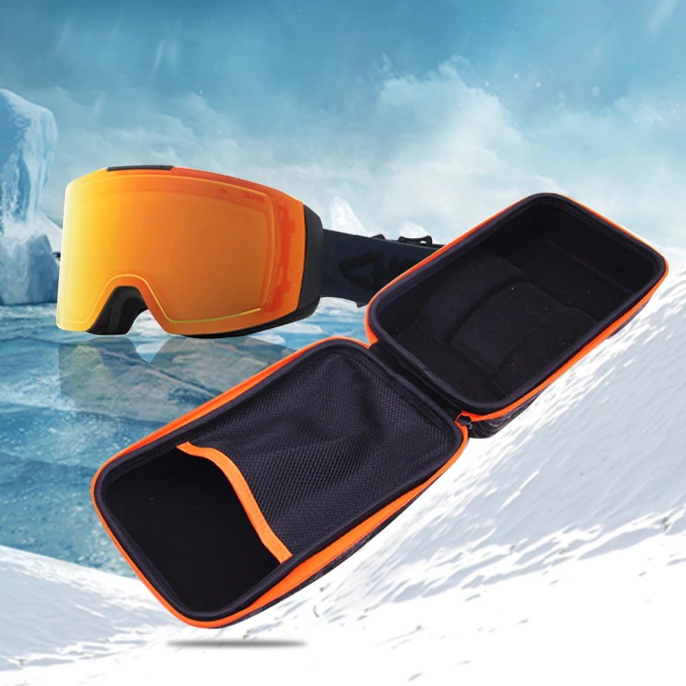 Snowboard goggle carrying case ski goggle hard case