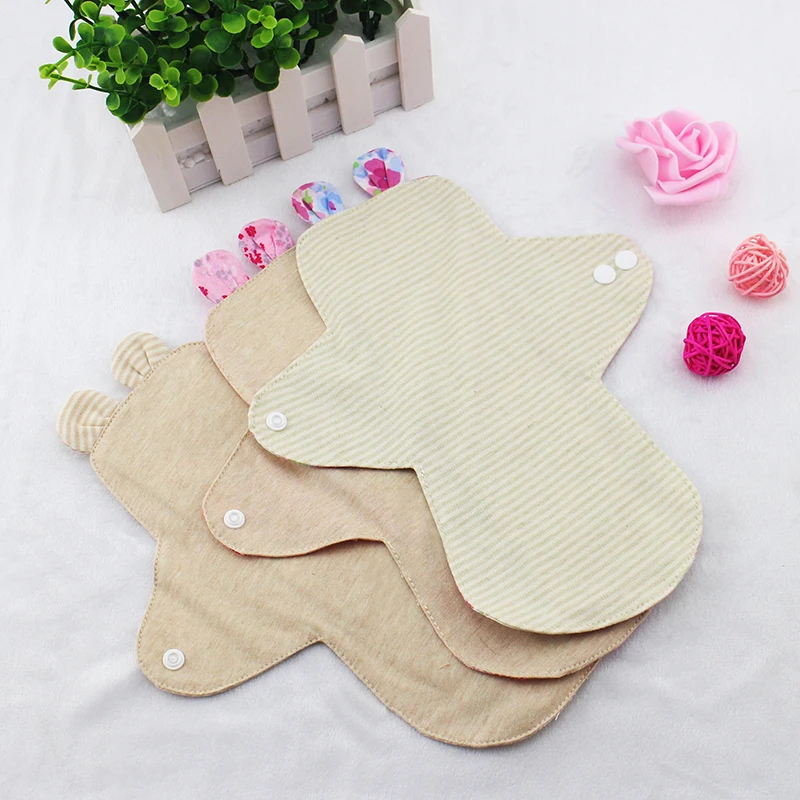 Mumsbest private label organic cotton reusable washable pads cloth women menstrual pads