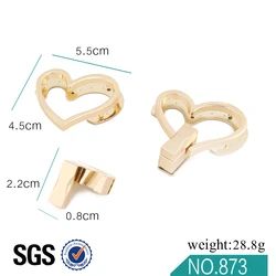 Высококачественные Аксессуары для сумок, цинковый сплав, размер под заказ, металлический замок для сумок