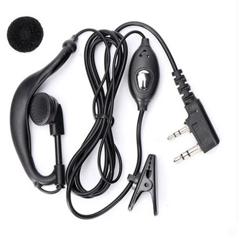 New Hot Selling Products Tube Earpiece 2 Pin Cheap Headset Mic For Walkie Talkie Baofeng Uv-5r Bf-888s