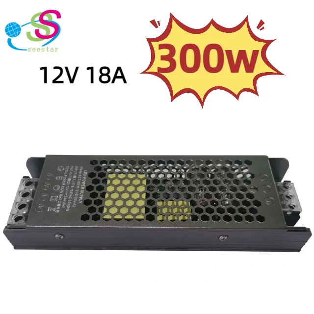 Seestar 60W 12V/24V/48V  Constant Voltage  LPF0.50  Isolated no flicker  led driver  for the strip light advertisement light