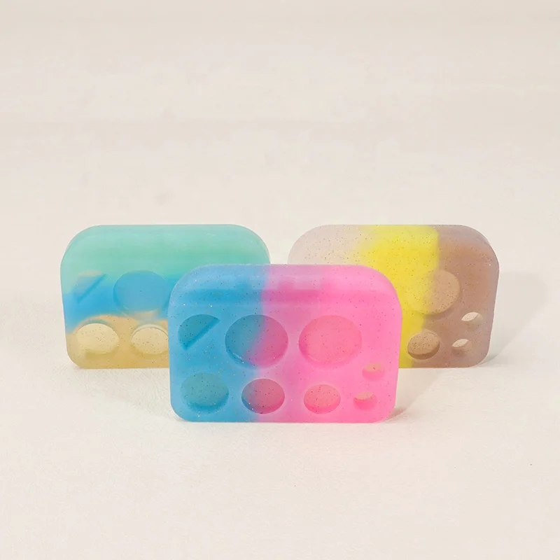 Lash Lift Palette Colorful Brow Soft 9 Function Reusable Glitter Tint Dish eyebrow Perm Eyelash Lifting Silicone Palette pallet