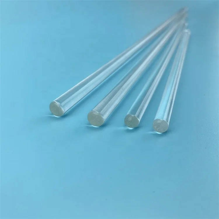 JR Glass High temperature resistant 200mm borosilicate 3.3 glass stirring rod for lab
