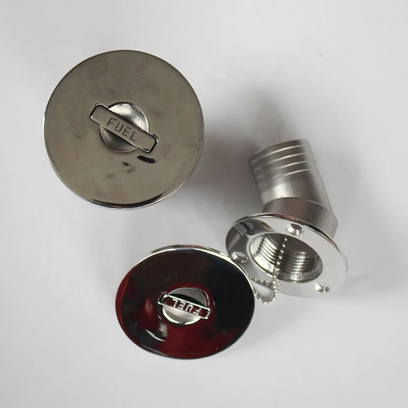 Excellent process 316 stainless steel deck filler with or without key for boat parts