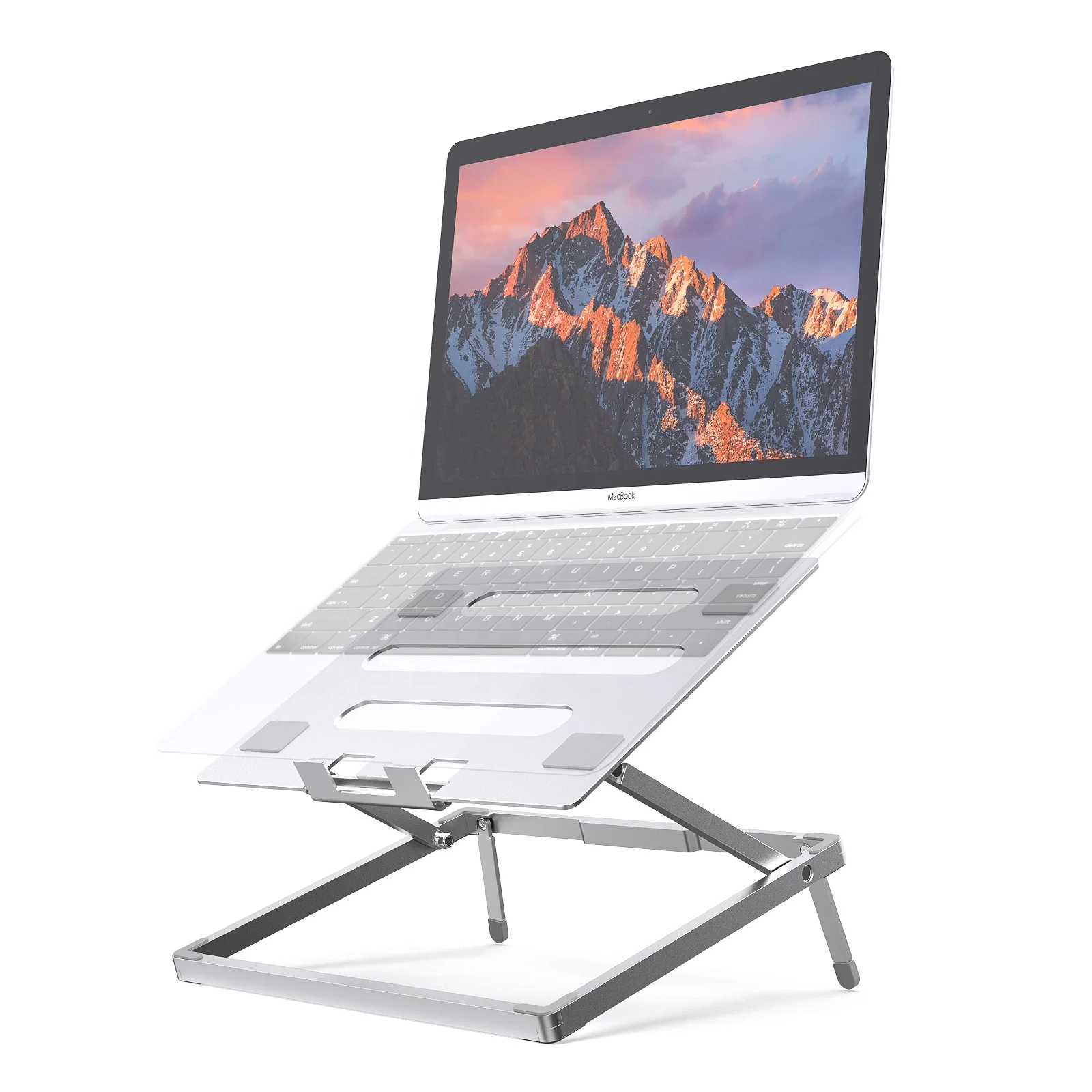 2024 Hot sell modern office height adjustable Child study folding laptop desktop table two legs for sofa bed