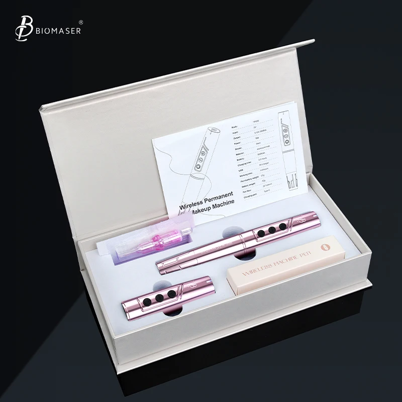 Biomaser TP006 Rechargeable Wireless Dermografo Microblading Machine Permanent Makeup Micropigmentation Machine