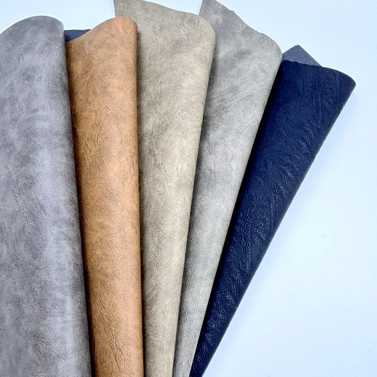 Imitation leather animal printed soft PU leather artificial leather for shoes