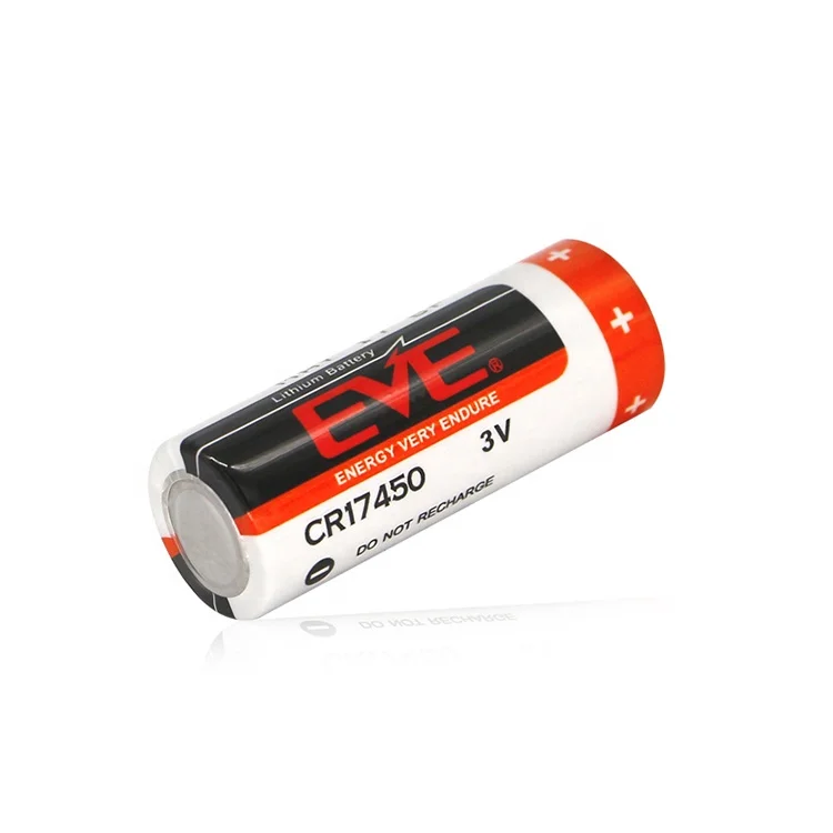 EVE CR17450 high capacity 3.0V 2400mah Cylindrical Batteries 3volt Alarm system primary Lithium  Li-MnO2 Battery