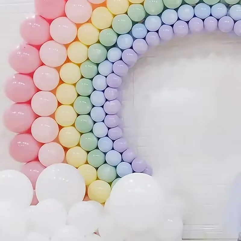 Wholesale Hot Sale Kids Birthday Party Supplies Wedding Baby Show 200pcs Latex Balloon Pastel 5 Inch Macarons Balloons