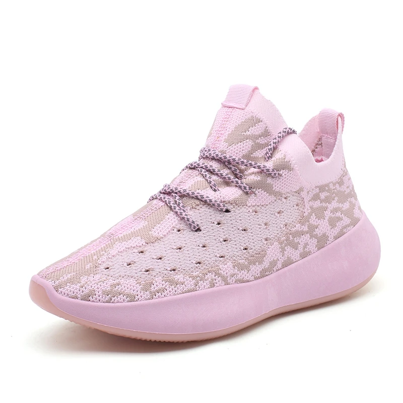 Sport Shoes Knitted Fashion Outdoor Sneakers Running Gym Athletic Shoes for Women