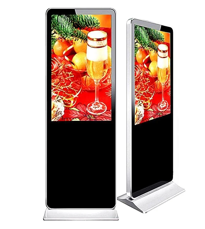Shopping mall floor stand 43 inch 10 point touch screen lcd advertising display digital signage