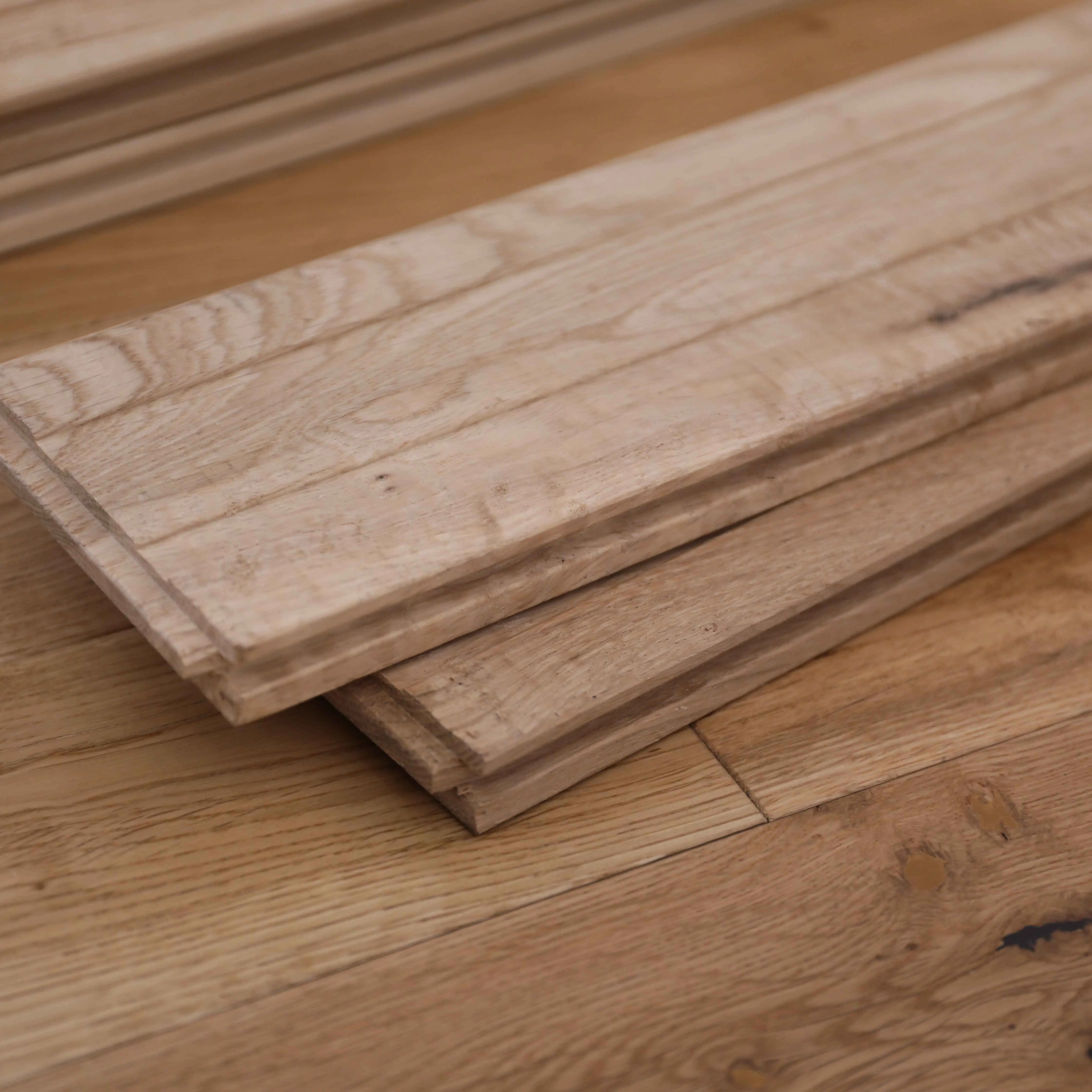
Long Plank Solid Wood Light Oak Natural Oiled Flooring 