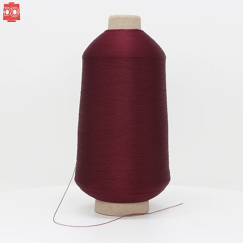 
100d/24f/2 high stretch polyamide 6 nylon crimp yarn for overlocking with O-OEKO TEX 