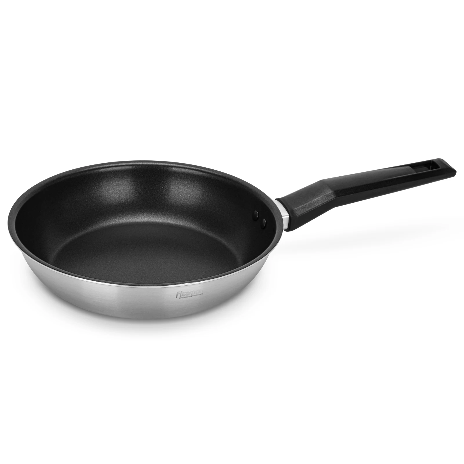 FISSMAN Frying Pan Steel Pro 24X5.5 Cm With Non-Stick Coating Stainless Steel Cooker
