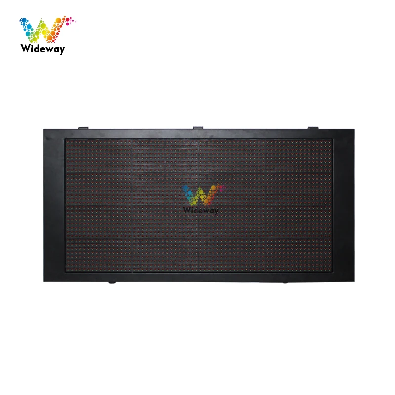 Wideway intersection smart city traffic sign message board left turn prompt outdoor matrix LED traffic display