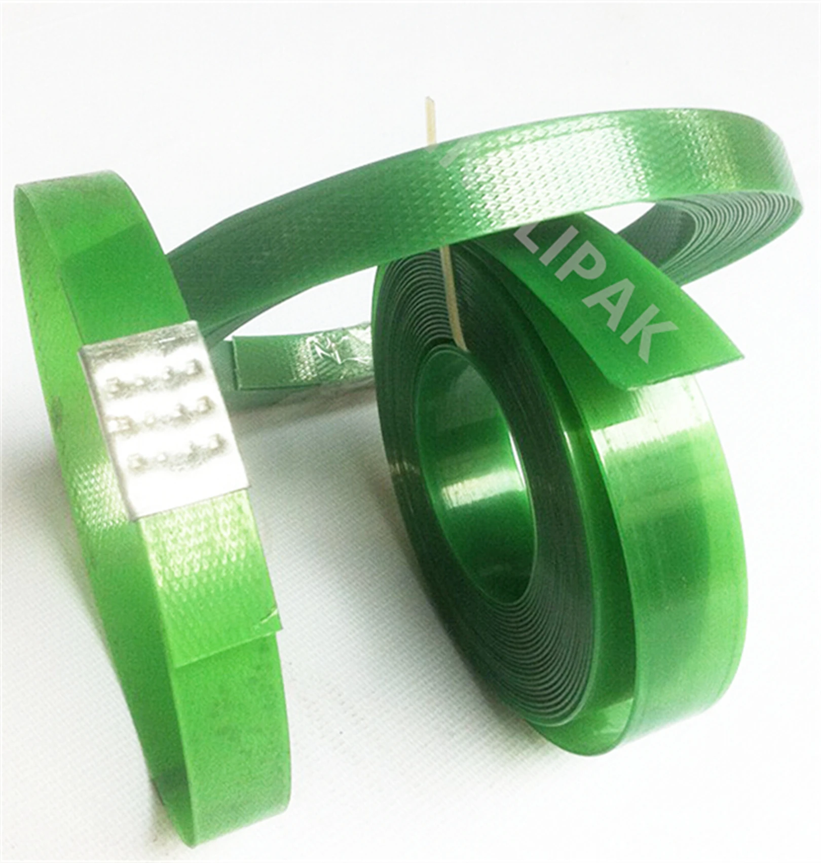 High strength 15 MM pet strap plastic polyester strap for carton packing green pet strapping