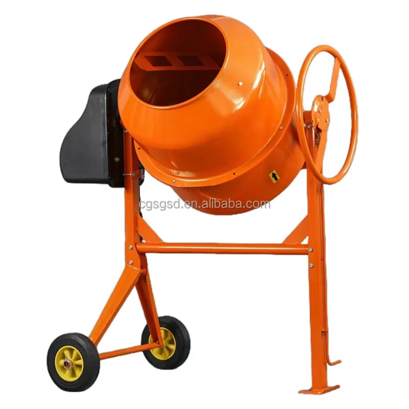 Portable Engineering Construction Compact Electric Motor Concrete Mobile Cement Mixers Machine