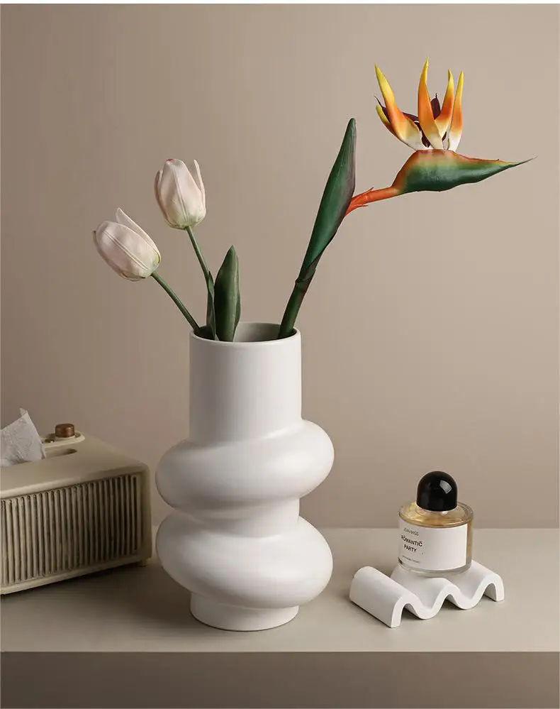 Most Famous Jingdezhen Handmade Ceramic Retro Flower Vases Wall&Floor Vase for Home Office Decorations