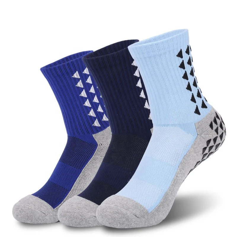 Manufacturers Bamboo Cotton Nylon Sport Grip Non Slip Anti-slip Football Soccer Socks