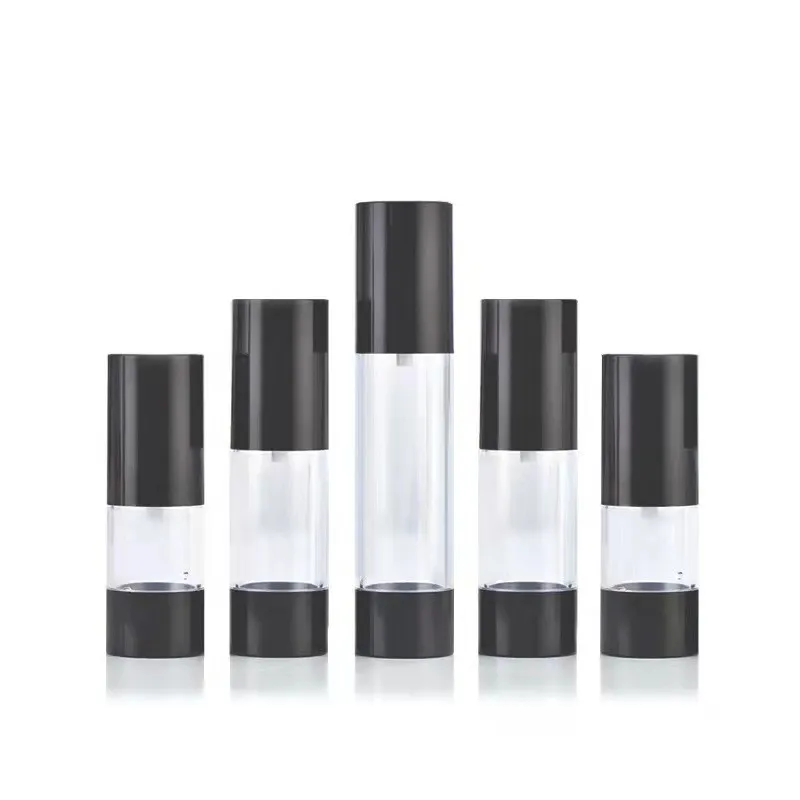 Factory Direct Wholesale Pump Spray Bottle 120ml empty round mist spray bottle dispenser airless lotion bottle for travel