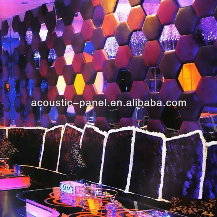 Hexagon 3D Sound Absorber Sound Proof Material Acoustic Panel Yz-008