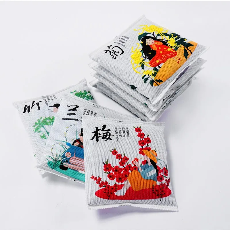 New house and Car use Custom Logo Bamboo Charcoal Air Purifying Bag Hot Sale Products