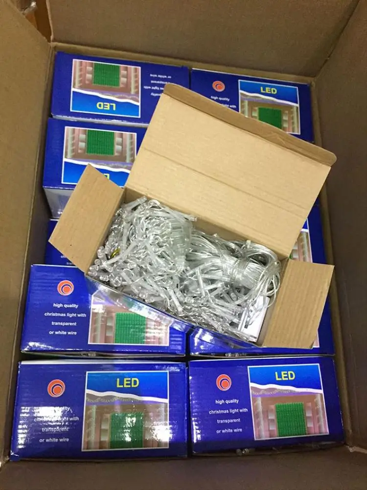 China best selling christmas items outdoor cheap decorative led christmas curtain waterfall lights