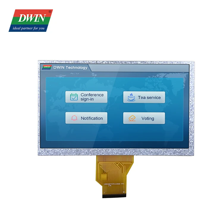 DWIN 7 дюймов 800*480 RGB резистивный сенсорный экран TN TFT ЖК-дисплей модуль ЖК-экран