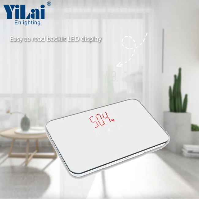 China wholesale accurate electronic weighing balance LED display digital weight body scale digital bathroom weight scale