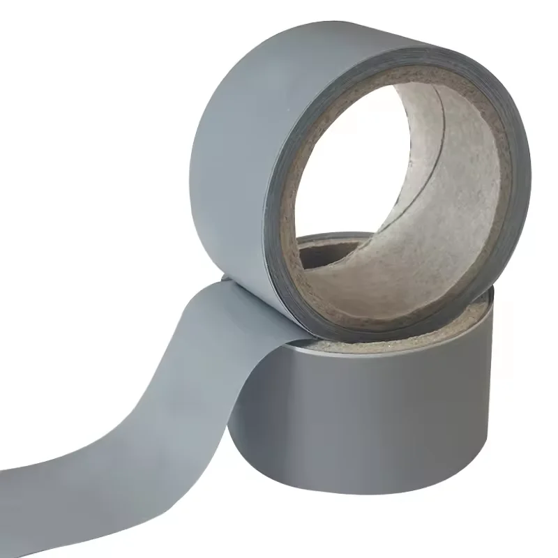 Reflective Tape Strip High Visibility Reflective Tape Sew-on DIY Warning Safety Fabric Webbing for Clothing Raincoats, Dark Grey