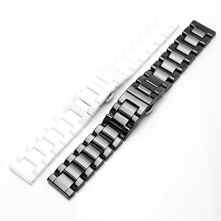 Ceramic watch band for smart watch samsung galaxy Strap For Huawei GT 3 /Amazfit GTR/GTS/Bip/Xiaomi Color 2/Samsung Watch Band