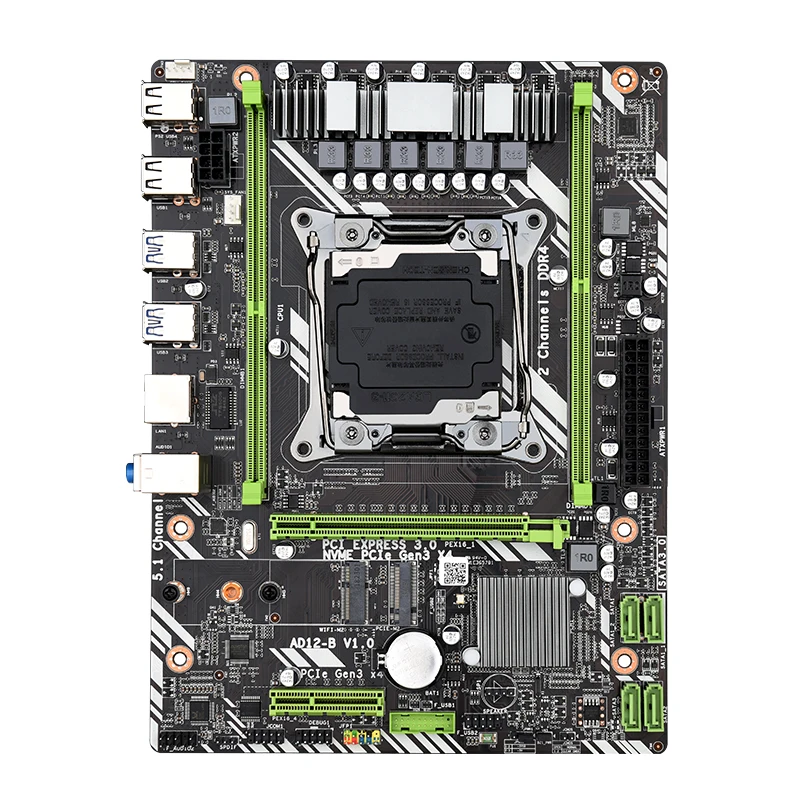 Gaming Motherboard X99-D4 DDR4 PC / ECC Memory Wifi + Module PCIE X16 3.0 Slot LGA2011 V3 V4 Mainboard