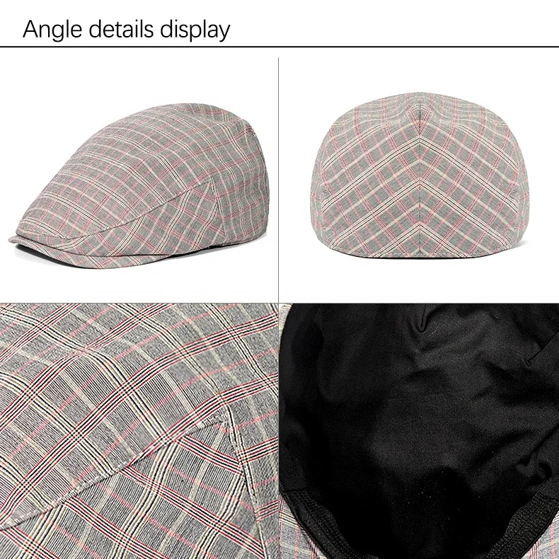 Vintage Adjustable Flat Casquette Mens Summer Gatsby Ivy Hat Golf Driving Newsboy Beret Sun Cap