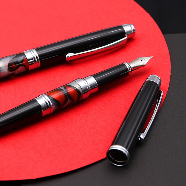Business Gift Calligraphy Metal Pen Set Hot Selling High Quality Fountain Pen