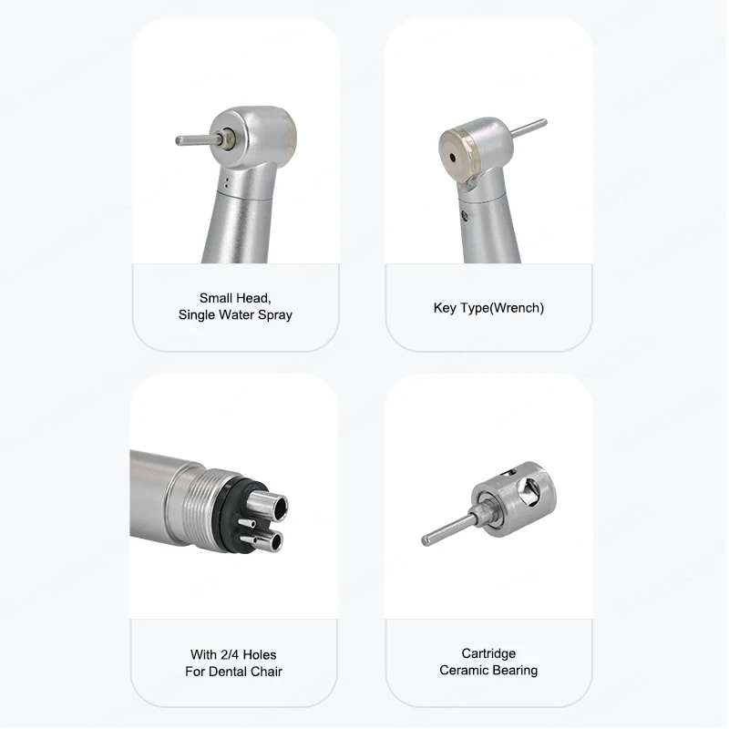 Cheap N-S-K Pana Air M4 Small Head Single Water Spray Key Type Wrench Non Led Air Turbine Dental Equipment High Speed Handpiece