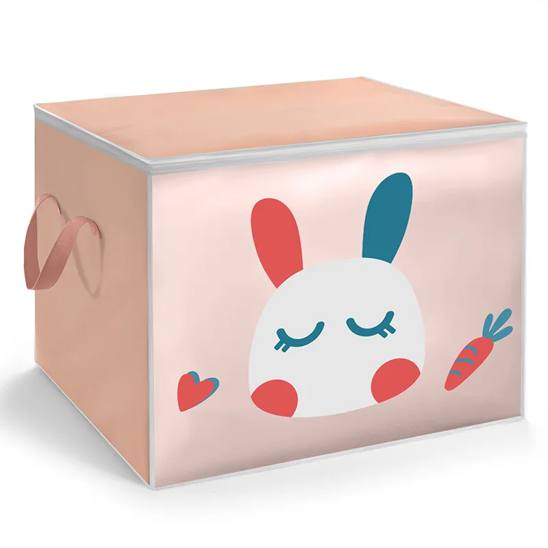 
quilt organizer storage box bag clothes cotton quilts large household oversized clothes moistureproof moving luggage doggy bag 