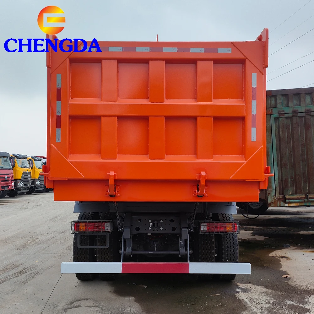 New Howo 6x4 T7 Cargo Dump Truck with 400hp 420hp Steel Semi-Trailer 400hp 420hp Howo Truck Trailers