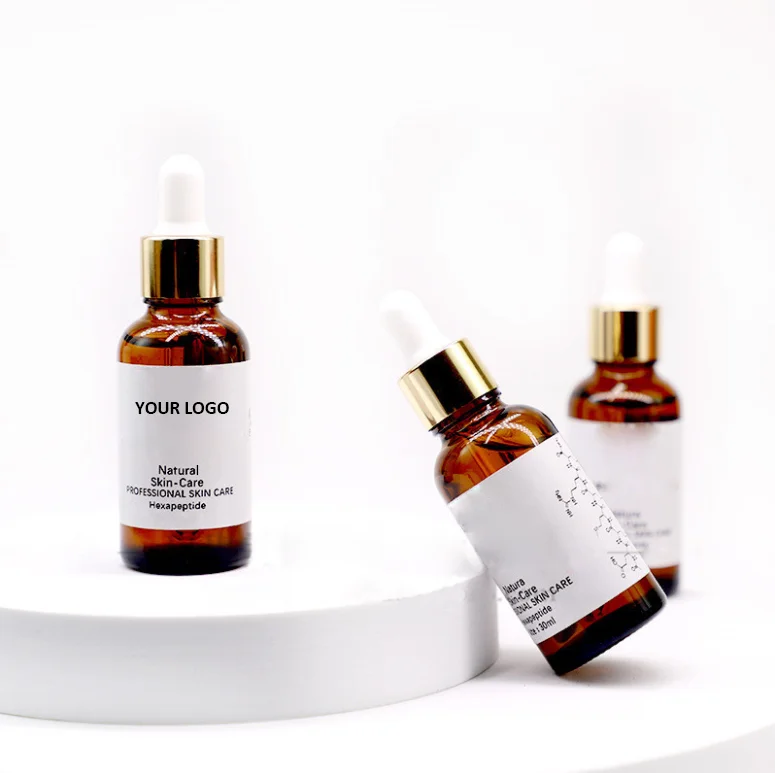 OEM factory private label 30ml High concentrate collagen peptides facial serum anti aging skin brightening face serum