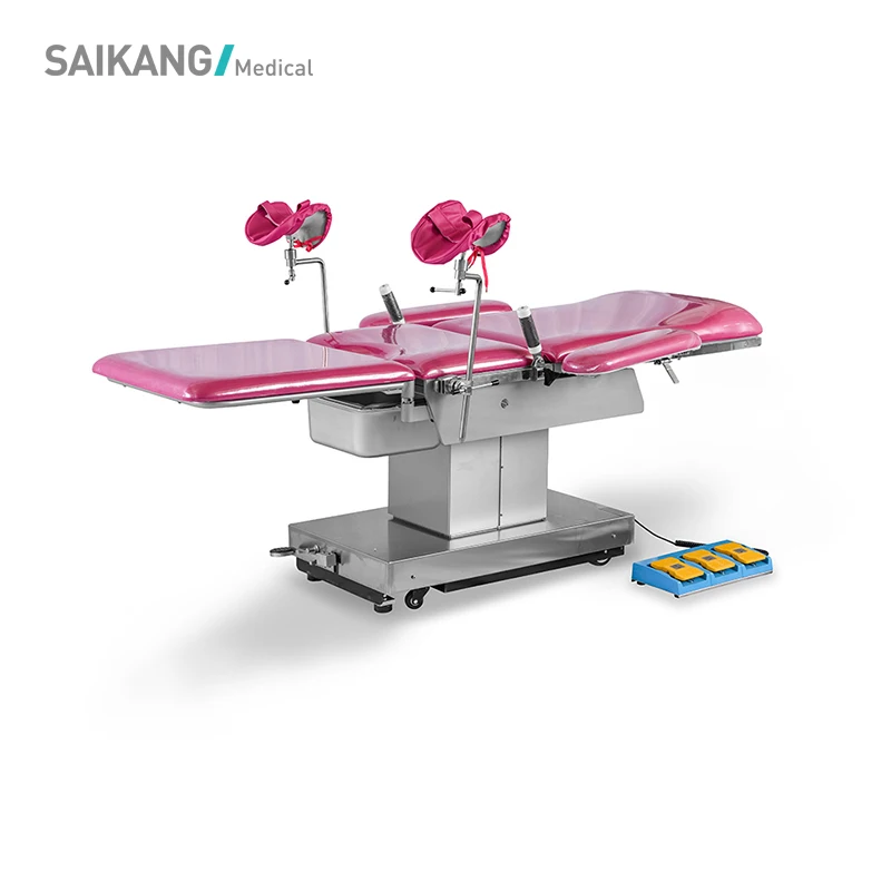 A99-1 Medical Examination Bed Adjustable Electric Hospital Obstetric Gynecology Operating Delivery Table Manufacturers
