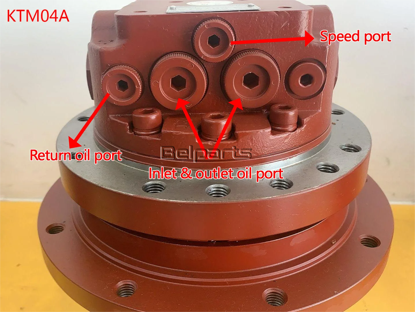 Belparts Excavator bobcat e42 341 325 final drive motor 328 bobcat hydraulic travel motor