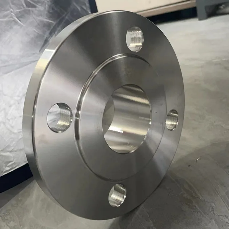 PN20 DN125 Stainless Steel CNC Machined Blind Plate Flat Welding Flange with Standard Butt Welding for Industrial Applications