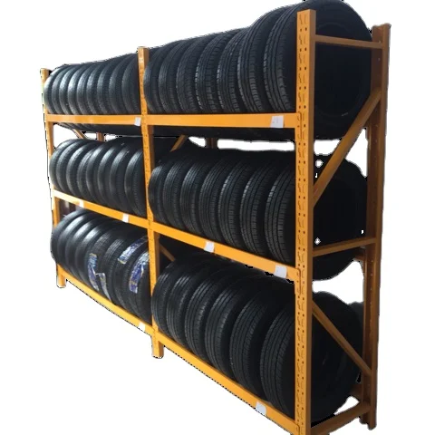Customized Automobile Tire Display Stand Motorcycle Truck Tires Passenger Car Tires Display Rack
