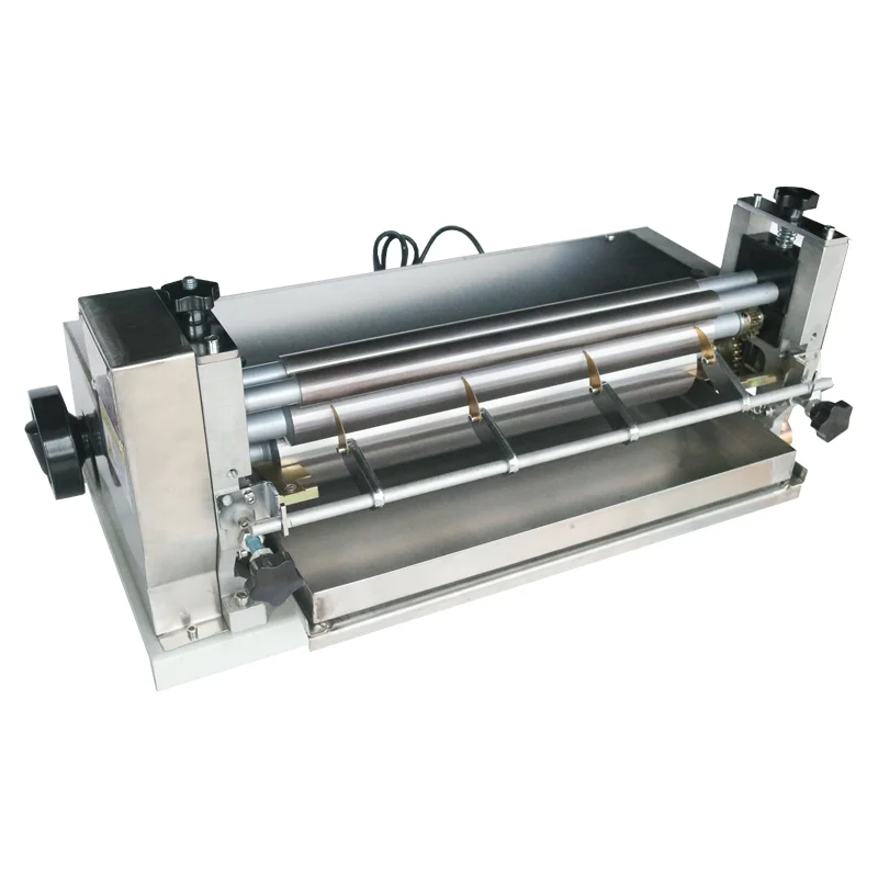 JS-600A 600mm Desktop Electric Manual Paper Pasting Box Cold Gluing Machine With Cheap Price